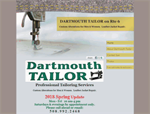 Tablet Screenshot of dartmouthtailor.com